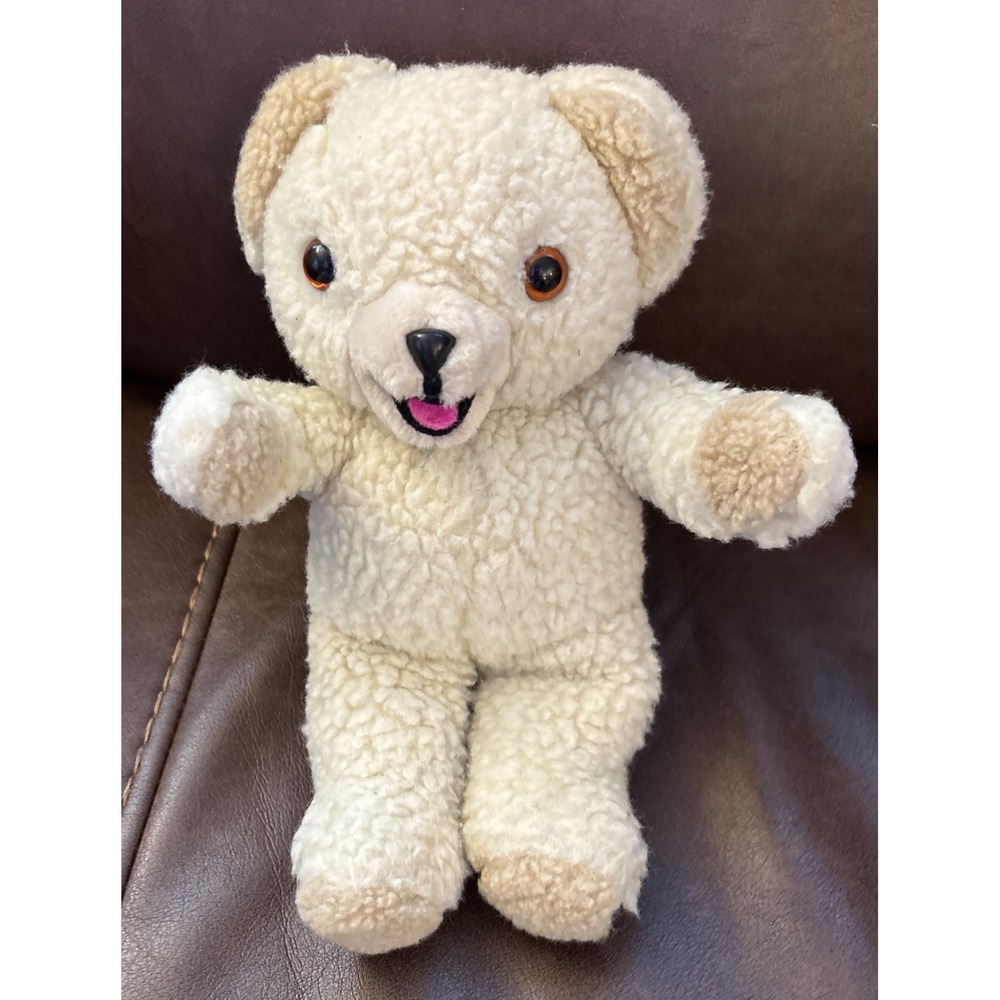 Vintage 1986 Russ Berrie Snuggle Fabric Softener Plush Teddy Bear Lever Bros 10"